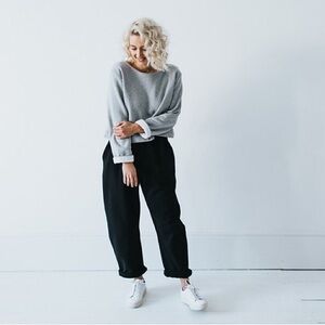 Stalf | Cocoon Trousers in Black